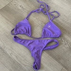 Boutine LA Two-Piece Purple Bathing Suit